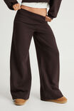 Wide Waistband Trackpant, CHOC NOIR - alternate image 2