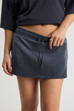 Open Gallery Fleece Mini Skort, WASHED SEAL - alternate image 4