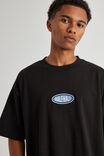 Half Half Heavyweight Box Fit Graphic Tshirt, HH BLACK/CLASSIC HALF HALF PILL - alternate image 4
