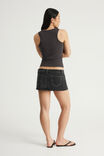 Plastics Micro Skirt, MATRIX BLACK - example image 3
