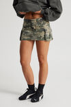 Camo Cargo Skirt, GREEN CAMO_BUTTERFLY - alternate image 1