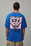 Keith Haring T Shirt, LCN KEI COBALT/KEITH HARING FACE - alternate image 3