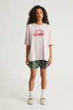 Oversized Graphic Tee, PINK DUST/AMORE ANGELS - alternate image 2
