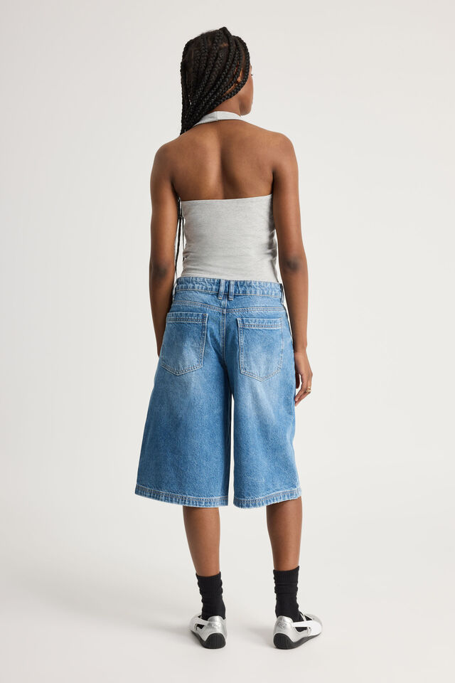 Mega Baggy Jort, SUMMER SEA BLUE