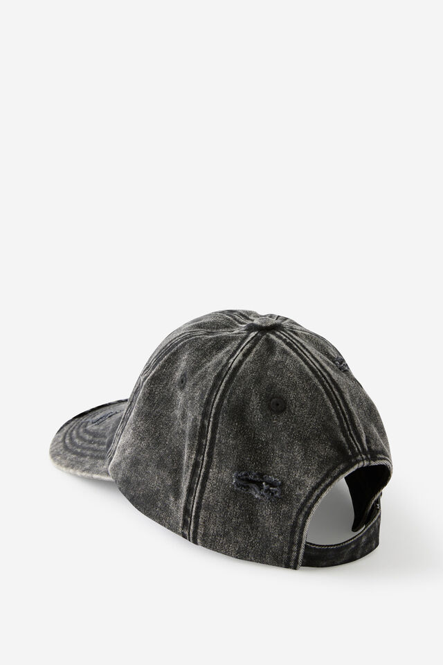 Notion Dad Cap With Star Pendant, NOTION SNOW WASH BLACK