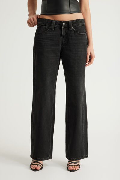 Luca Low Rise Jean, BACKSTAGE BLACK