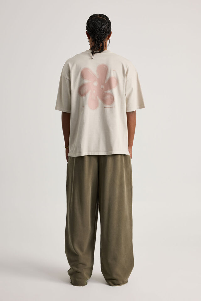 Notion Ultra Baggy Trackpant, NTN WASHED DEEP KHAKI