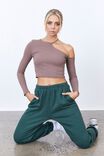 Super Slouchy Trackpant, FERN - alternate image 1
