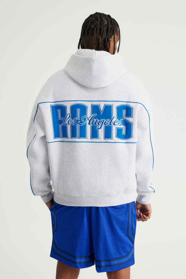 Nfl Hoodie, LCN NFL SILVER MARLE/LA RAMS