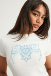 Fitted Graphic Tee, CLOUD / CHERUB - example image 4