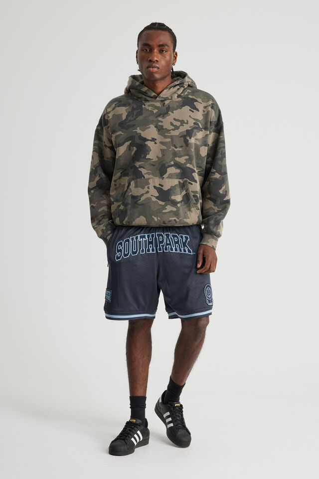 South Park X Half Half Basketball Short, LCN SOU NAVY/SOUTH PARK