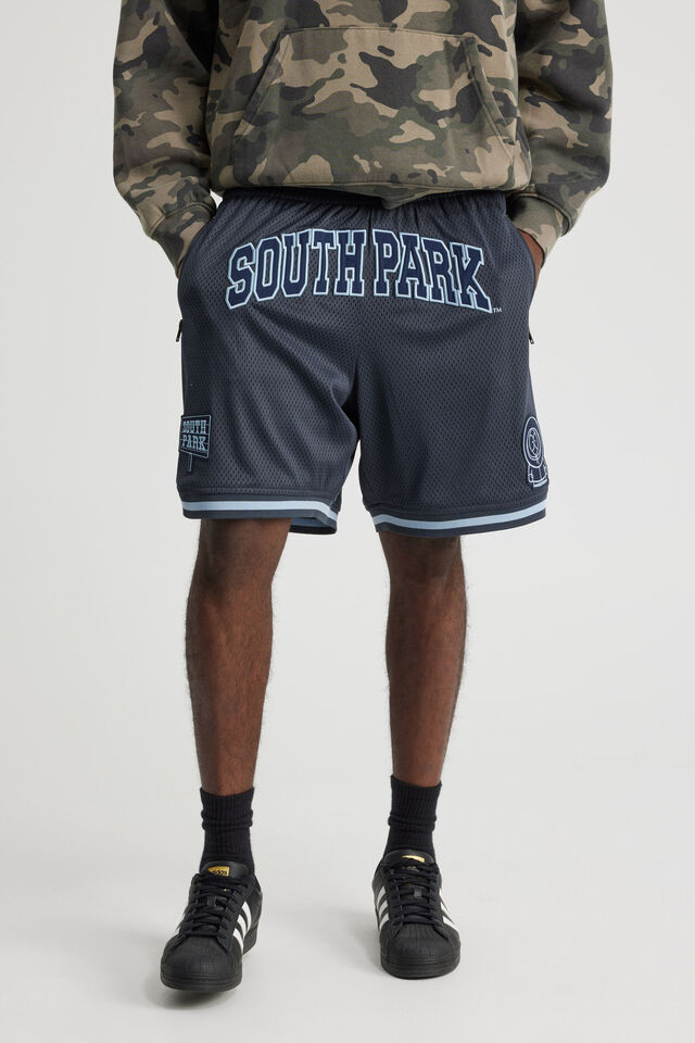 South Park X Half Half Basketball Short, LCN SOU NAVY/SOUTH PARK