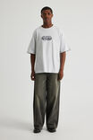 Half Half Heavyweight Box Fit Graphic Tshirt, HH SILVER MARLE/HALF HALF FROGS - alternate image 2