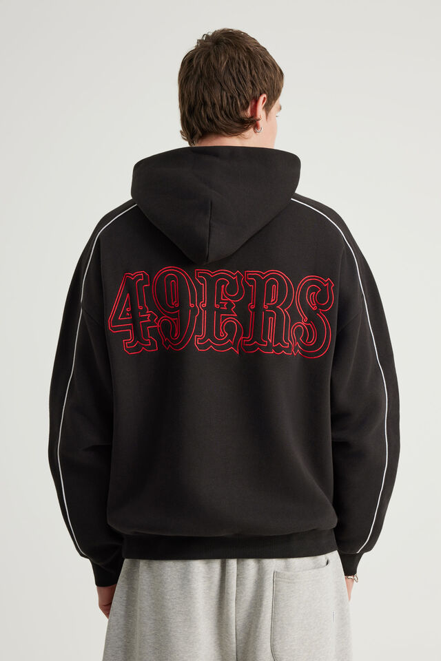 Nfl Hoodie, LCN NFL BLACK/49ERS