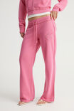 Straight Leg Track Pant, NTN WASHED HYPER PINK - example image 2