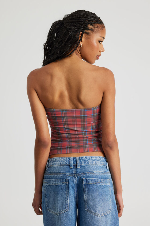Graphic Bandeau, PLAID CHECK