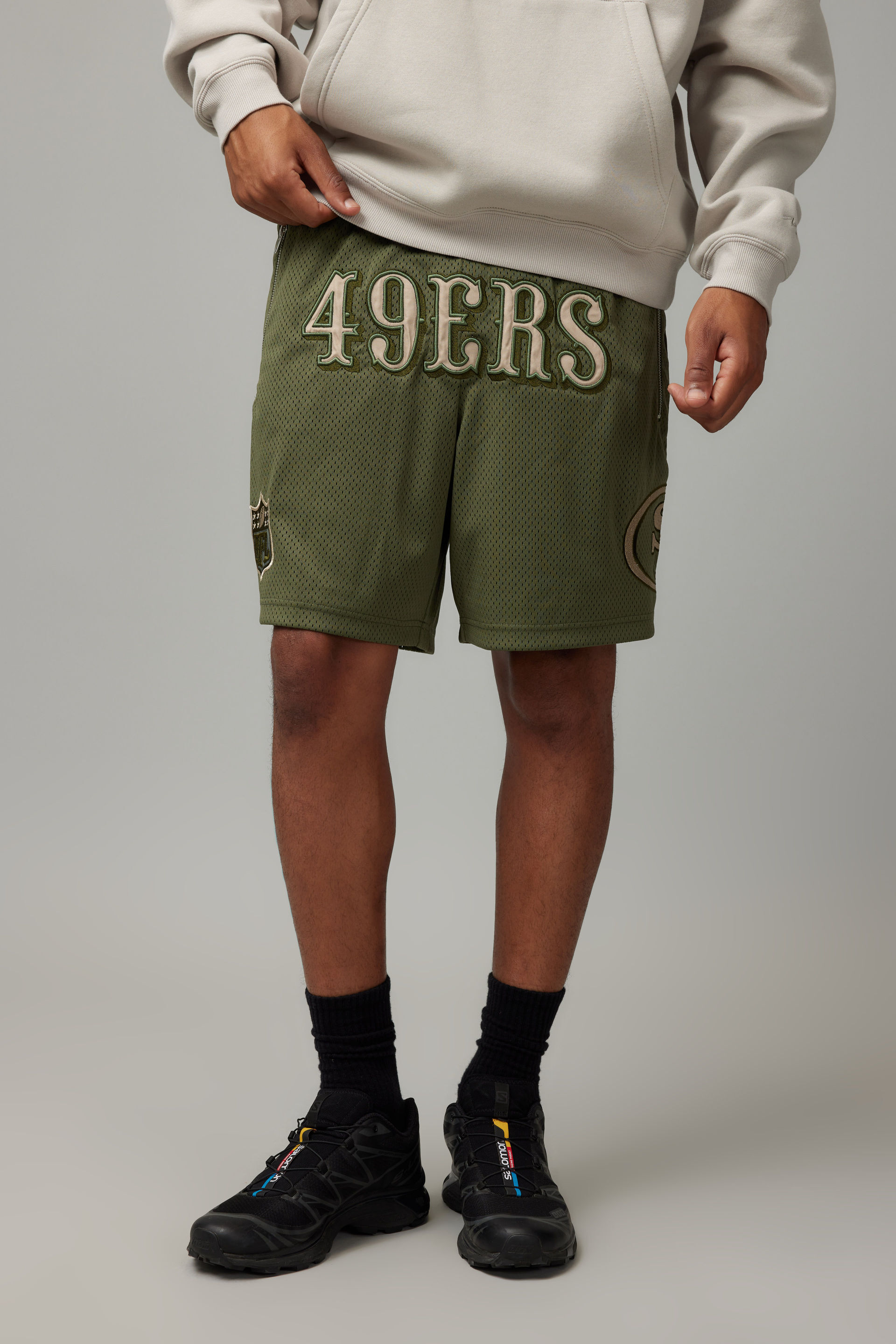 Khaki basketball shorts online