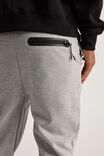 Slim Tech Track Pant, LIGHT GREY MARLE - alternate image 4
