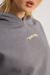 Harley Slouchy Hoodie, STORMY/TLK LTR - alternate image 4