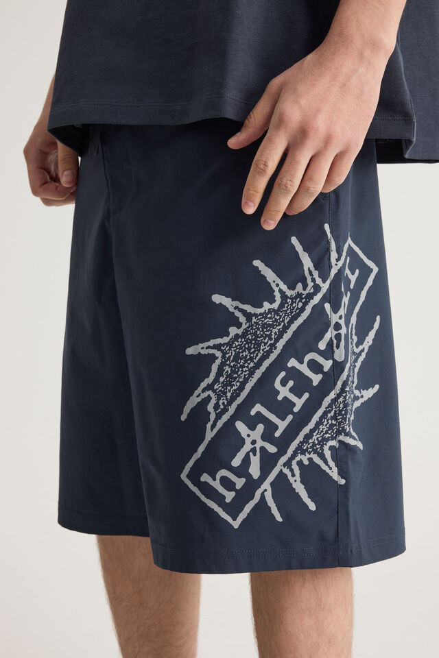 Half Half Classic Boardshort, SEAL/ICARUS MEGA
