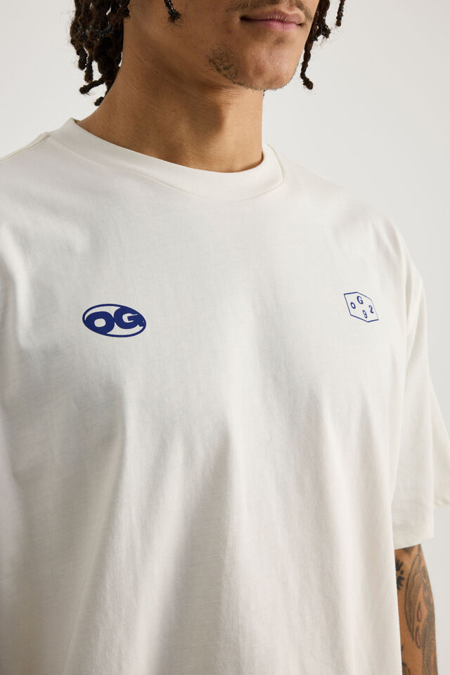 Open Gallery Box Fit Tshirt, OG CLOUD/LINE UP