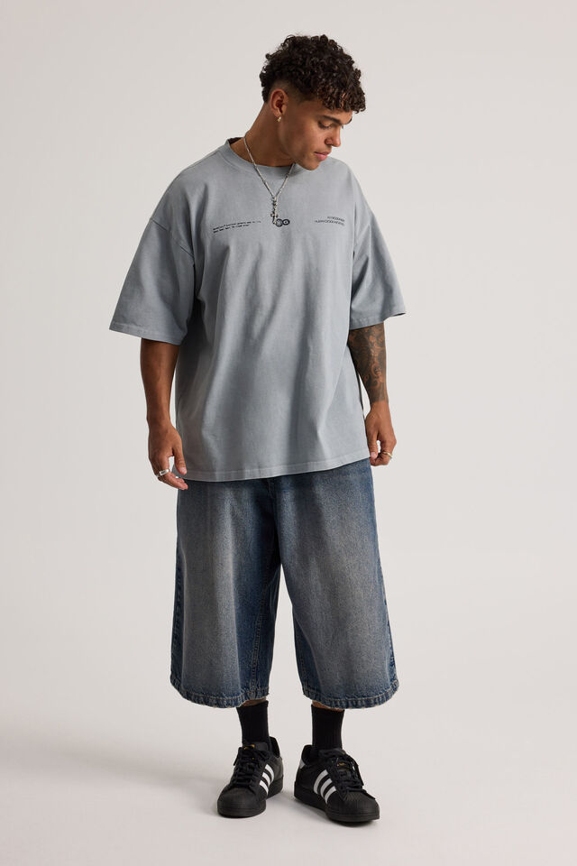 Open Gallery Heavyweight Box Fit Tshirt, OG CONCRETE/LIQUID UNITY