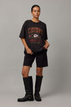Nfl Baggy Graphic Tee, LCN NFL WASHED BLACK/CHIEFS - alternate image 2