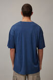 Oversized Music Merch T Shirt, LCN MT WASHED NAVY/NIRVANA - alternate image 3