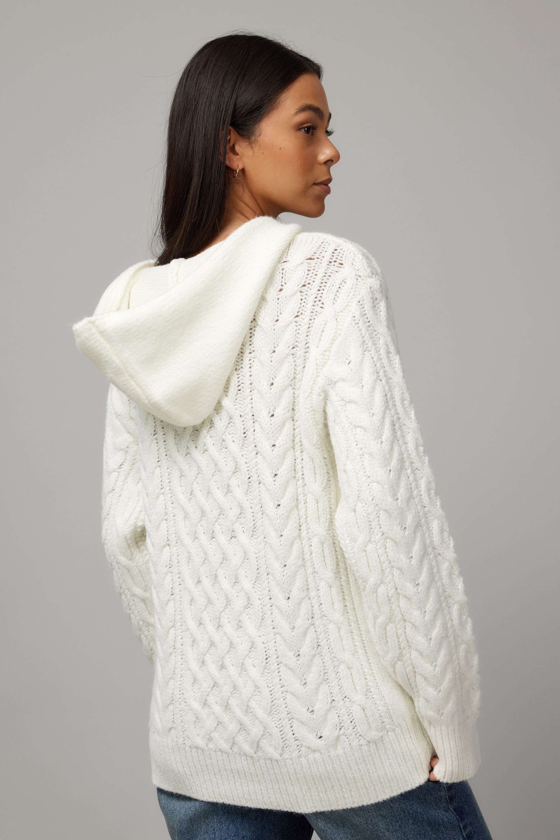 Joey Cable Knit Hoodie