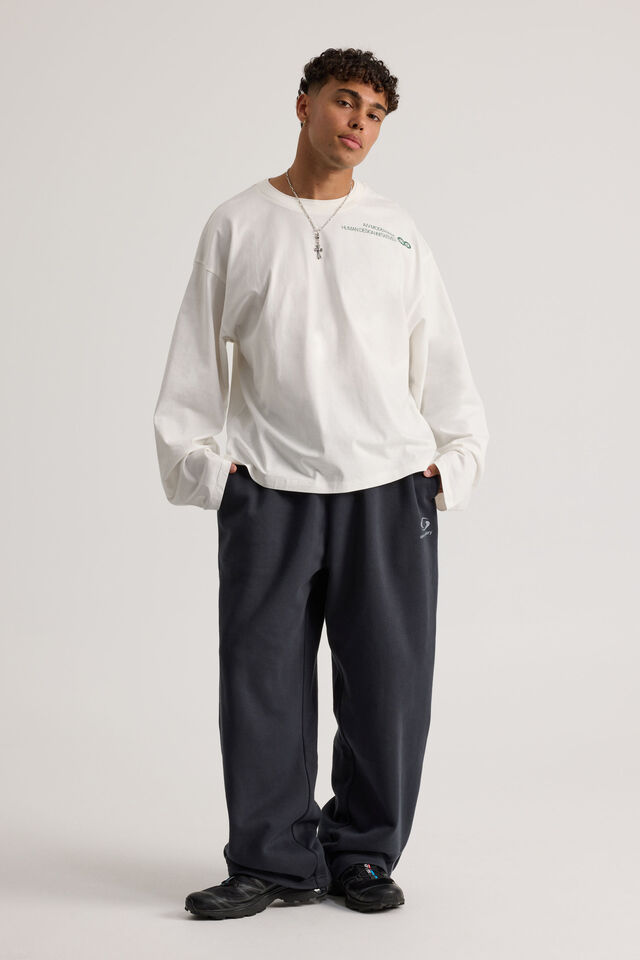 Open Gallery Baggy Track Pant, OG ICED LAGOON/PIPING