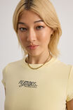 Fitted Graphic Tee, BUTTER YELLOW/NY STUDIOS - alternate image 4