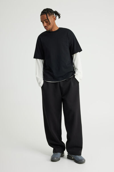 Authentics Baggy Trackpant, BLACK