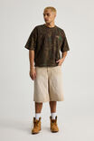 Half Half El Grande Denim Short, WASHED STONE - alternate image 2