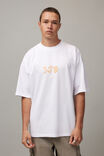 Heavy Weight Box Fit Graphic Tshirt, HH WHITE/OPEN YOUR SOUL - alternate image 2