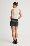 Notion X Smolbrat Denim Skirt, WOLF WASHED BLACK - alternate image 3