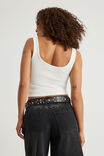 Authentics Scoop Rib Tank, CLOUD - alternate image 3