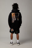 Baggy Basquiat Graphic Hoodie, LCN BSQ BLACK/BASQUIAT VERSVS - alternate image 4