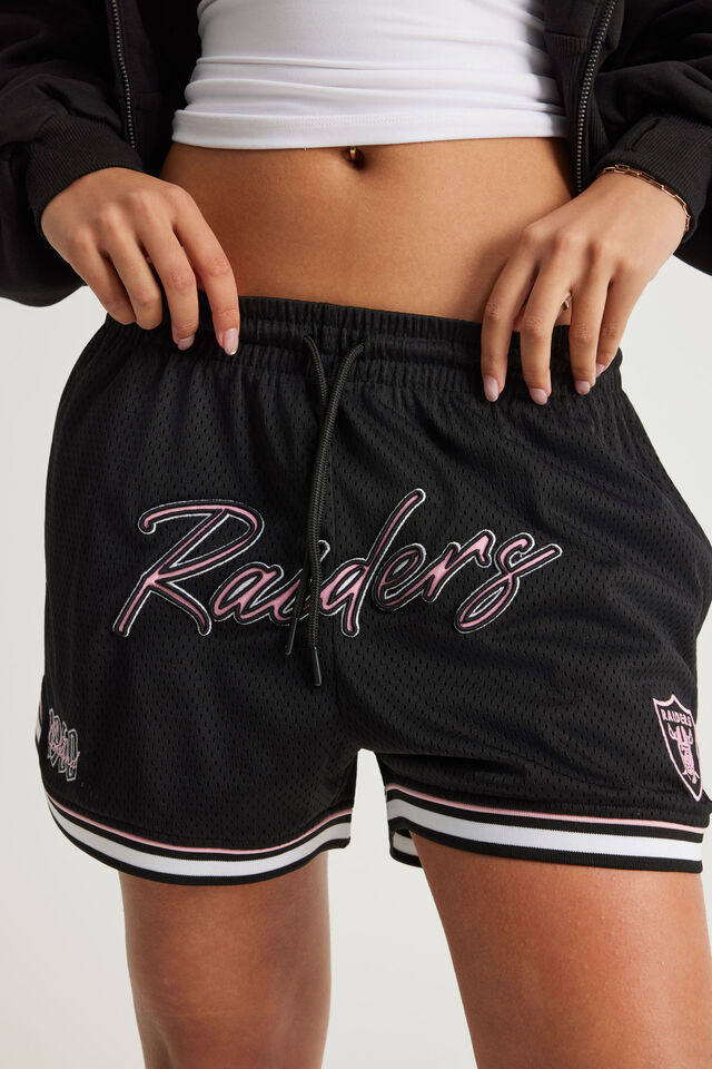 Lcn Nfl Field Short, LCN NFL BLACK/PINK/RAIDERS CLASSIC