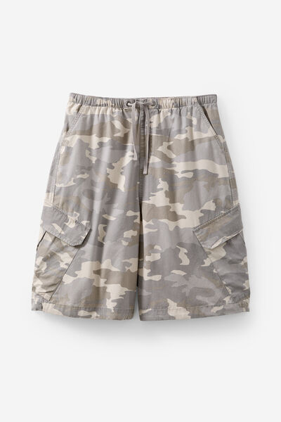 Notion Ultra Baggy Cargo Shorts, SNOW CAMO