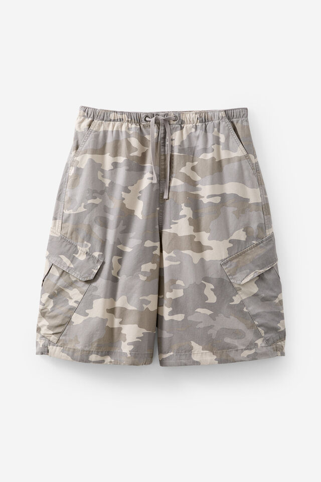 Notion Ultra Baggy Cargo Shorts, SNOW CAMO