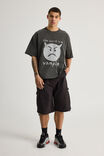 Archive Music Merch T Shirt, LCN MT SMASHING PUMPKINS WASHED BLACK/VAMP - alternate image 5