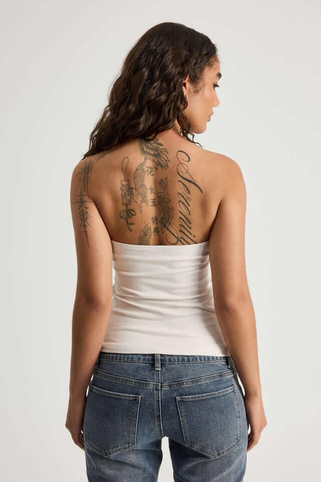 Graphic Bandeau, PUMICE/DENIM JEANS