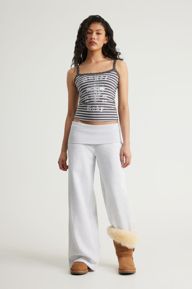 Kiki Cami, STEEL MARLE SLATE STRIPE/ANGEL BABY