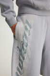 Baggy Track Short, NTN WASHED CONCRETE/SCRIPT - example image 4