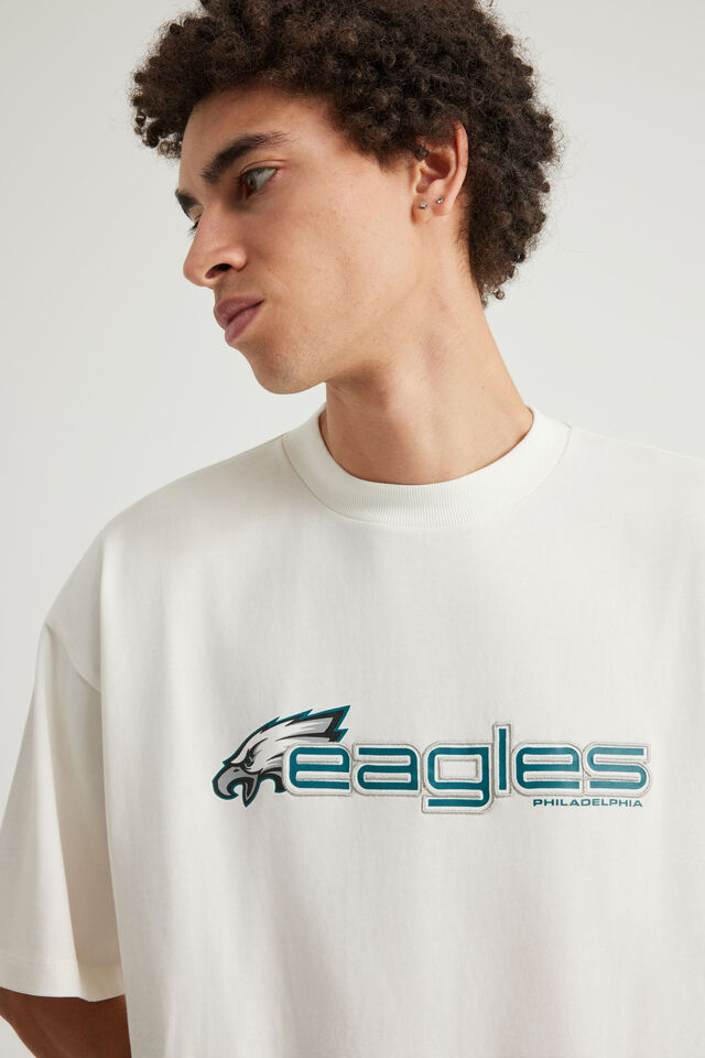 Box Fit Nfl Tshirt, LCN NFL CLOUD/EAGLES SLICK LOCK UP