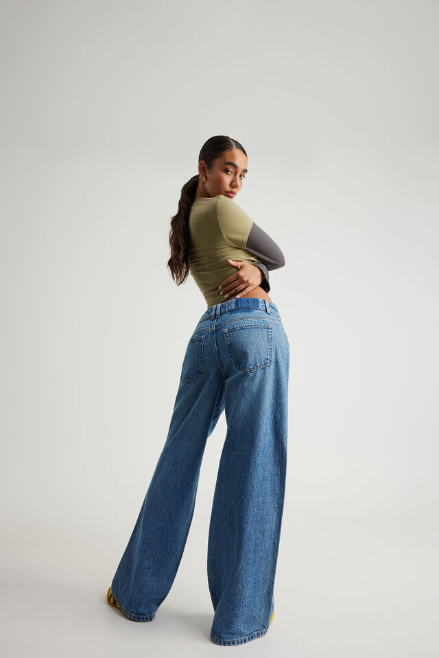 Mid Rise Baggy Jean, DREAM WAVE