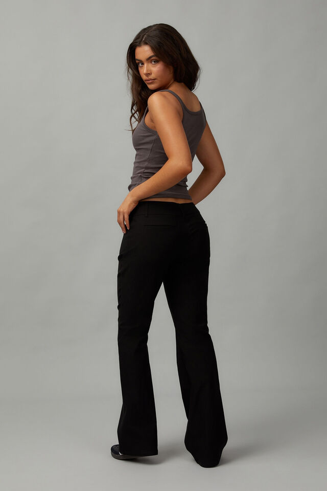 Bobbie Flare Pant, BLACK