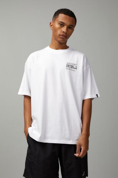 Box Fit Unified Tshirt, WHITE/UNIFIED LOCKUP