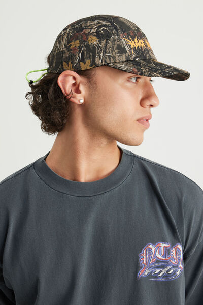 Half Half Panel 26 Cap, HH CAMO W OJ LOGO