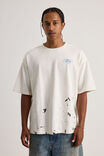 Ford Heavy Weight Box Fit Tshirt, LCN FOR CLOUD/FORD PAINT SPLATTER - alternate image 3